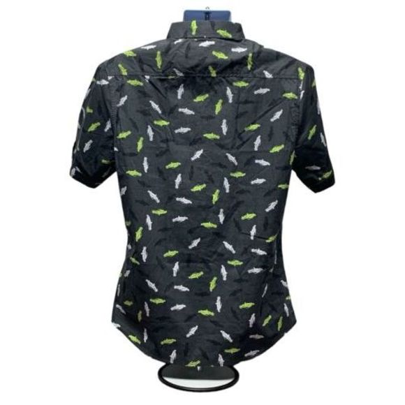 RED Brand Mens Button Up Novelty Car Shirt Size Large NWT - Picture 2 of 7